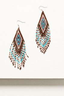 Special Offer Idyllwind Women's Brookhaven Beaded Fringe Earrings | Brandy Brown Special Offer Idyllwind Women's Brookhaven Beaded Fringe Earrings | Brandy Brown
