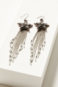 Special Offer Idyllwind Women's Emerson Star Fringe Earrings | Silver Special Offer Idyllwind Women's Emerson Star Fringe Earrings | Silver