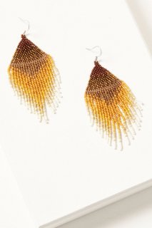 Special Offer Idyllwind Women's Copperlily Seed Bead Fringe Earrings | Brown Special Offer Idyllwind Women's Copperlily Seed Bead Fringe Earrings | Brown
