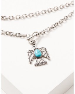 Special Offer Idyllwind Women's Morgan Thunderbird Layered Necklace | Turquoise