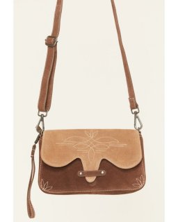 Special Offer Idyllwind Women's Louanne Suede Western Crossbody Bag | Pecan Special Offer Idyllwind Women's Louanne Suede Western Crossbody Bag | Pecan