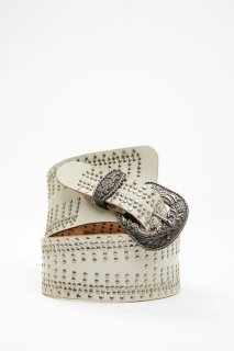 Special Offer Idyllwind Women's Sadler Studded Belt | Ivory Special Offer Idyllwind Women's Sadler Studded Belt | Ivory