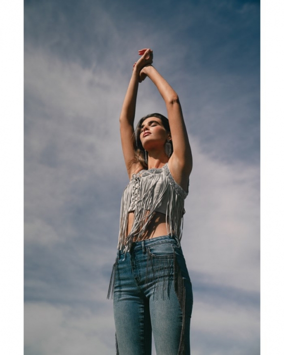 Special Offer Idyllwind Women's Georgia Fringe Lace-Up Bustier | Stone Special Offer Idyllwind Women's Georgia Fringe Lace-Up Bustier | Stone