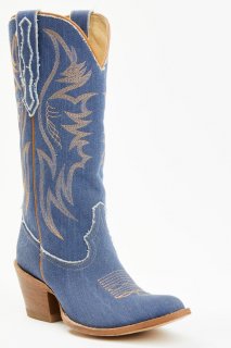 Special Offer Idyllwind Women's Charmed Life Denim Western Boots - Round Toe | Blue