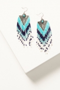 Special Offer Idyllwind Women's Lenox Beaded-Fringe Earrings | Silver