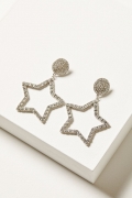 Special Offer Idyllwind Women's Jeanette Star Rhinestone Earrings | Silver Special Offer Idyllwind Women's Jeanette Star Rhinestone Earrings | Silver