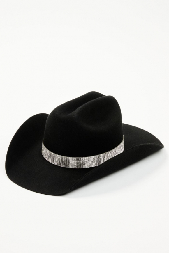 Special Offer Idyllwind Women's Saddlebrooke Rhinestone Felt Cowboy Hat | Black