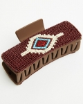 Special Offer Idyllwind Women's Shauna Southwestern Seed Bead Hairclip | Brown