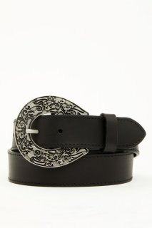 Special Offer Idyllwind Women's Ember Horseshoe Buckle Belt | Black Special Offer Idyllwind Women's Ember Horseshoe Buckle Belt | Black