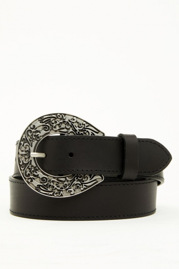 Special Offer Idyllwind Women's Ember Horseshoe Buckle Belt | Black Special Offer Idyllwind Women's Ember Horseshoe Buckle Belt | Black