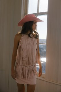 Special Offer Idyllwind Women's Wylie Studded Fringe Faux Suede Mini Skirt | Pink Special Offer Idyllwind Women's Wylie Studded Fringe Faux Suede Mini Skirt | Pink