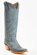 Special Offer Idyllwind Women's Slay Navy Python Tall Western Boots - Snip Toe | Blue