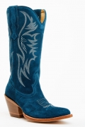 Special Offer Idyllwind Women's Charmed Life Teal Suede Western Boots - Round Toe | Teal