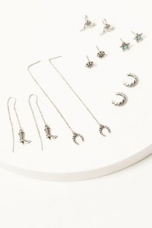 Special Offer Idyllwind Women's Bristol Earring Set - 6 Piece | Silver Special Offer Idyllwind Women's Bristol Earring Set - 6 Piece | Silver