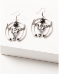 Special Offer Idyllwind Women's Heidi Steerhead Earrings | Silver Special Offer Idyllwind Women's Heidi Steerhead Earrings | Silver