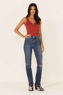 Special Offer Idyllwind Women's Going Places Dark Wash Straight Leg Jeans | Dark Blue