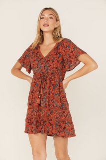 Special Offer Idyllwind Women's Blossom Court Dress | Pecan Special Offer Idyllwind Women's Blossom Court Dress | Pecan