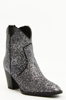 Special Offer Idyllwind Women's Stop and Stare Western Booties - Round Toe | Silver