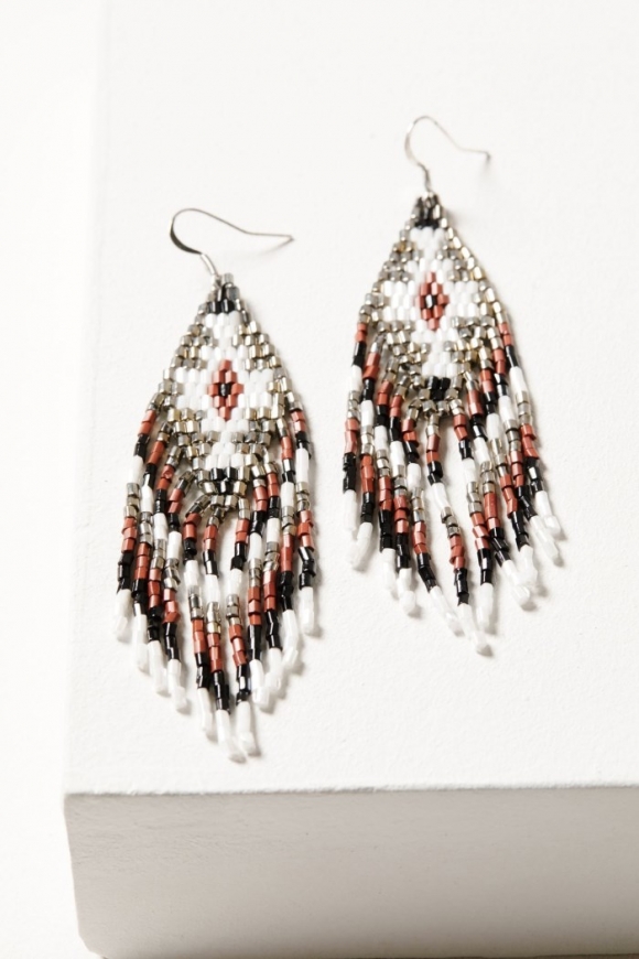 Special Offer Idyllwind Women's Trousdale Beaded Fringe Earrings | Turquoise Special Offer Idyllwind Women's Trousdale Beaded Fringe Earrings | Turquoise