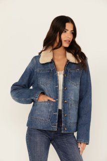 Special Offer Idyllwind Women's Alcott Reversible Denim / Blanket Jacket | Medium Wash Special Offer Idyllwind Women's Alcott Reversible Denim / Blanket Jacket | Medium Wash
