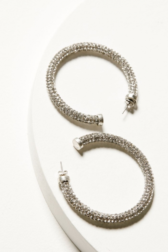 Special Offer Idyllwind Women's Avalon Silver Hoop Earrings | Silver