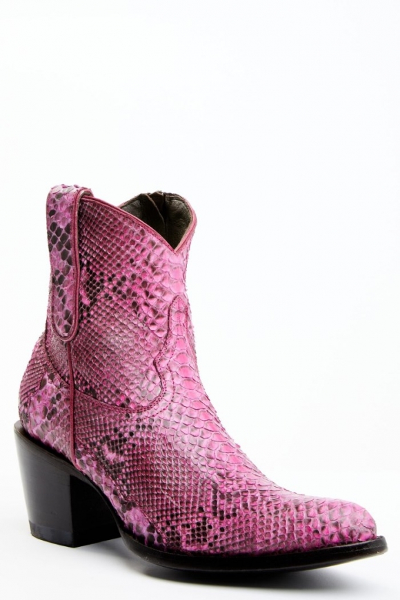 Special Offer Idyllwind Women's Exotic Python Western Bootie - Round Toe | Pink Special Offer Idyllwind Women's Exotic Python Western Bootie - Round Toe | Pink