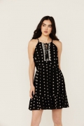 Special Offer Idyllwind Women's Zelida Embroidered Halter Neck Mini Dress | Black Special Offer Idyllwind Women's Zelida Embroidered Halter Neck Mini Dress | Black