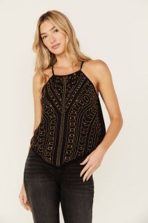 Special Offer Idyllwind Women's Alpine Super Embellished Tank | Black