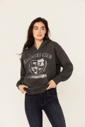 Special Offer Idyllwind Women's Country Club Crest Hoodie | Charcoal