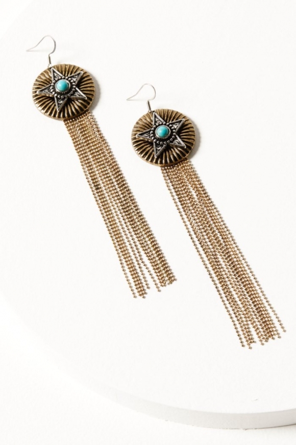 Special Offer Idyllwind Women's Montclair Star Fringe Earrings | Multi