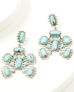 Special Offer Idyllwind Women's Jewell Squash Blossom Statement Earrings | Silver