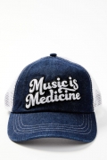 Special Offer Idyllwind Women's Music Is Medicine Embroidered Mesh Back Ball Cap | Dark Blue Special Offer Idyllwind Women's Music Is Medicine Embroidered Mesh Back Ball Cap | Dark Blue