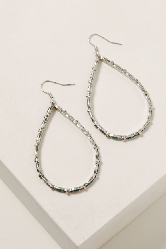 Special Offer Idyllwind Women's Around We Go Turquoise Earrings | Silver Special Offer Idyllwind Women's Around We Go Turquoise Earrings | Silver