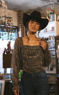 Special Offer Idyllwind Women's Susie Ditsy Floral Print Long Sleeve Top | Dark Brown Special Offer Idyllwind Women's Susie Ditsy Floral Print Long Sleeve Top | Dark Brown