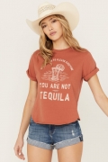 Special Offer Idyllwind Women's Stop Trying To Please Everyone Short Sleeve Graphic Tee | Pecan