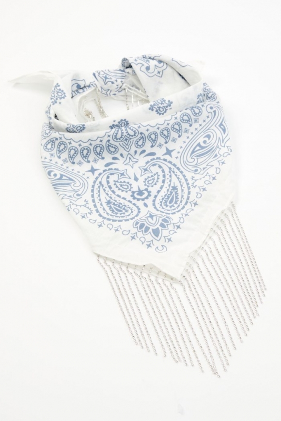 Special Offer Idyllwind Women's Renee Bandana Necklace | White Special Offer Idyllwind Women's Renee Bandana Necklace | White