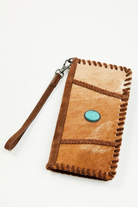 Special Offer Idyllwind Women's Brindley Hairon Wallet | Brown Special Offer Idyllwind Women's Brindley Hairon Wallet | Brown