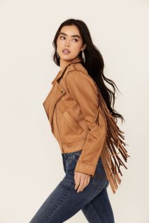 Special Offer Idyllwind Women's Boxcroft Fringe Moto Jacket | Tan Special Offer Idyllwind Women's Boxcroft Fringe Moto Jacket | Tan