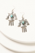 Special Offer Idyllwind Women's Maragot Antique Thunderbird Earrings | Silver Special Offer Idyllwind Women's Maragot Antique Thunderbird Earrings | Silver