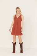Special Offer Idyllwind Women's Rowan Dress | Pecan Special Offer Idyllwind Women's Rowan Dress | Pecan