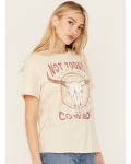 Special Offer Idyllwind Women's Not Today Cowboy Boyfriend Fit Short Sleeve Graphic Tee | Nude Special Offer Idyllwind Women's Not Today Cowboy Boyfriend Fit Short Sleeve Graphic Tee | Nude