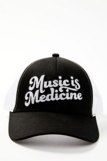 Special Offer Idyllwind Women's Music Is Medicine Embroidered Mesh Back Baseball Hat | Black Special Offer Idyllwind Women's Music Is Medicine Embroidered Mesh Back Baseball Hat | Black