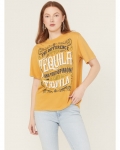 Special Offer Idyllwind Women's I Asked For Tequila Short Sleeve Graphic Tee | Dark Yellow