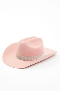 Special Offer Idyllwind Women's Rosecliff Western Wool & Rhinestone Cowboy Hat | Pink Special Offer Idyllwind Women's Rosecliff Western Wool & Rhinestone Cowboy Hat | Pink