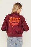 Special Offer Idyllwind Women's Nash Vegas Satin Bomber | Maroon