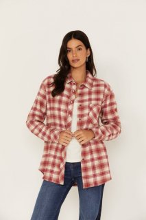 Special Offer Idyllwind Women's Plaid Print Roby Flannel Top | Brandy Brown Special Offer Idyllwind Women's Plaid Print Roby Flannel Top | Brandy Brown