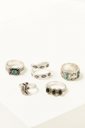 Special Offer Idyllwind Women's Anita Thunderbird Ring Set - 5 Piece | Silver