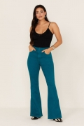 Special Offer Idyllwind Women's Teal Mid Rise Flare Jeans | Deep Teal Special Offer Idyllwind Women's Teal Mid Rise Flare Jeans | Deep Teal