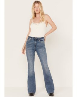 Special Offer Idyllwind Women's Foxwood High Risin' Rhinestone Flare Jeans | Dark Medium Wash Special Offer Idyllwind Women's Foxwood High Risin' Rhinestone Flare Jeans | Dark Medium Wash