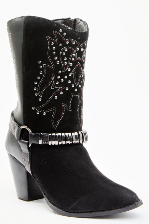 Special Offer Idyllwind Women's Tough Enough Fashion Booties - Round Toe | Black